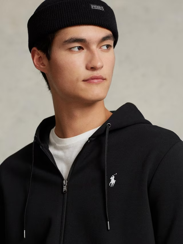Polo Ralph Lauren Cotton Blend Hoodie, Polo Black