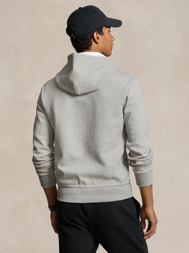 Polo Ralph Lauren Cotton Blend Hoodie, Lt Sport Heather(Grey)