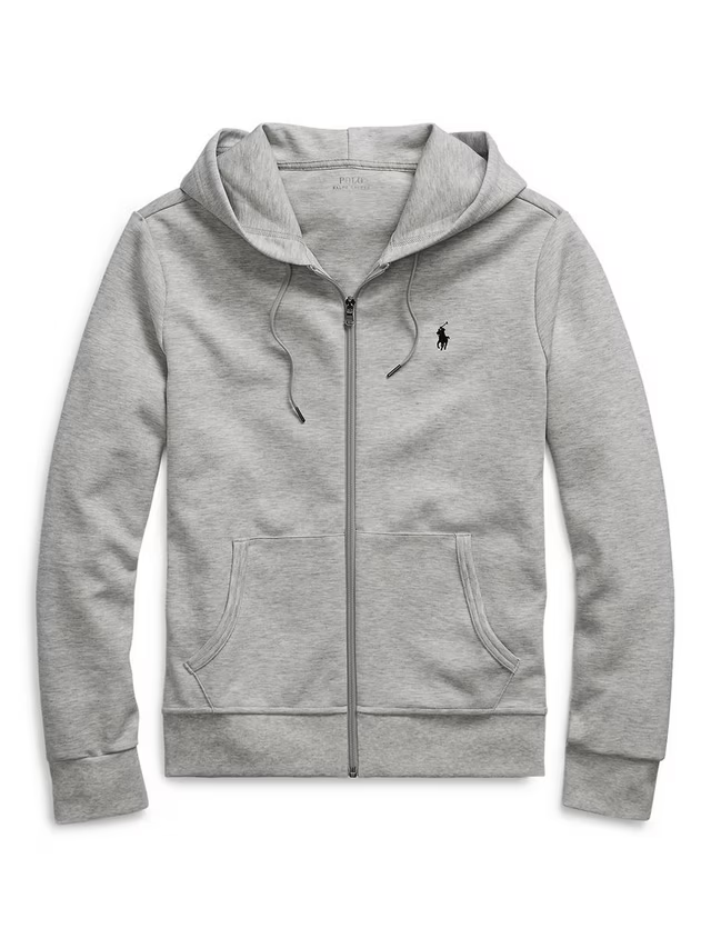 Polo Ralph Lauren Cotton Blend Hoodie, Lt Sport Heather(Grey)
