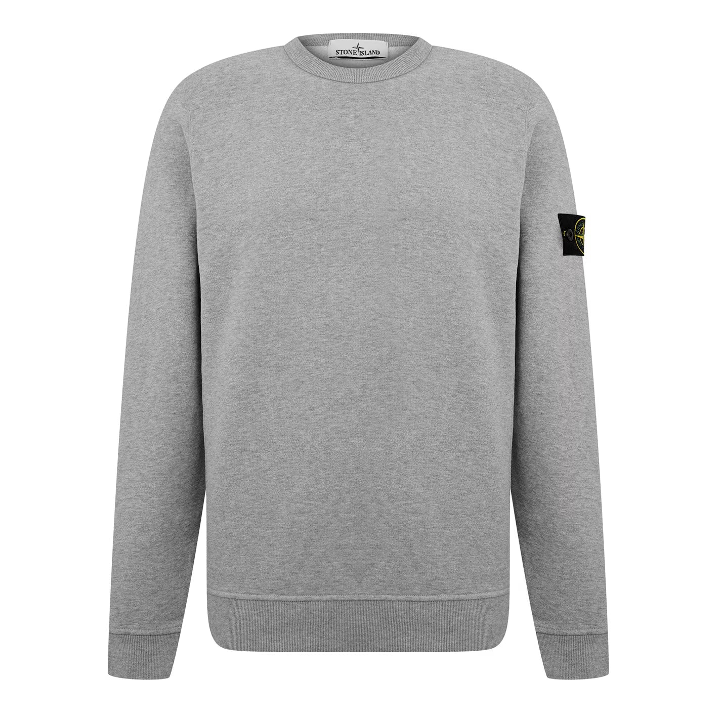 Stone island - Gray crew neck sweatshirt (cotton)