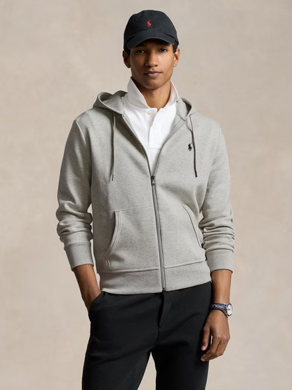 Polo Ralph Lauren Cotton Blend Hoodie, Lt Sport Heather(Grey)