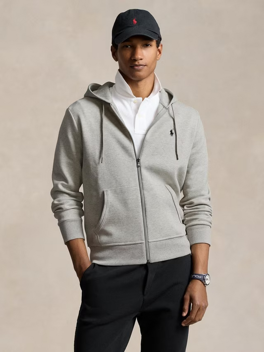 Polo Ralph Lauren Cotton Blend Hoodie, Lt Sport Heather(Grey)
