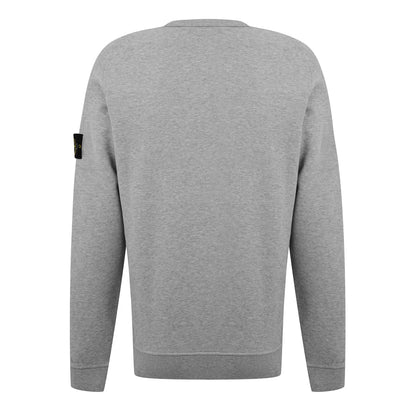 Stone island - Gray crew neck sweatshirt (cotton)